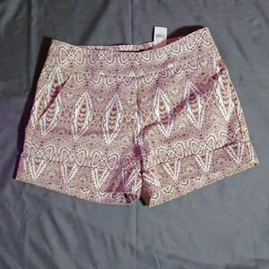 7th Avenue paisley shorts NWT